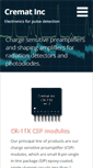 Mobile Screenshot of cremat.com